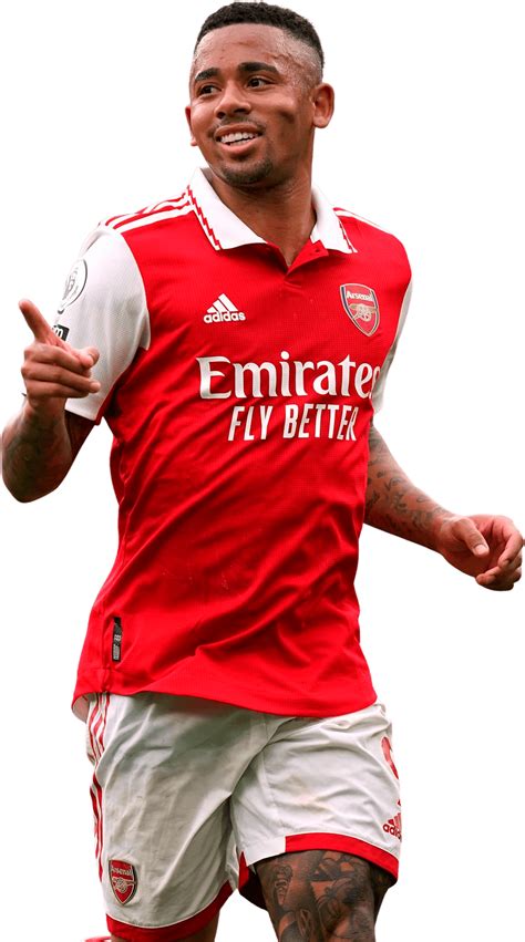 Gabriel Jesus Arsenal football render - FootyRenders