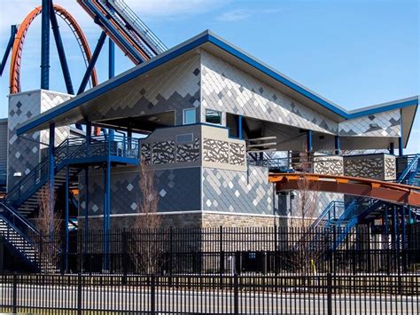 Valravn Roller Coaster Station | Metal buildings, Roller coaster, Metal construction