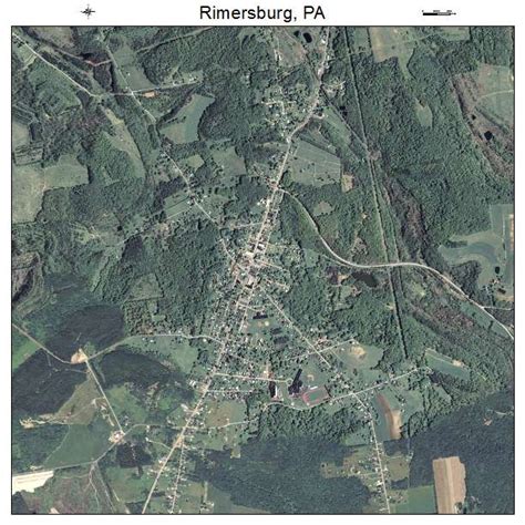 Aerial Photography Map of Rimersburg, PA Pennsylvania