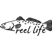 Trout Reel Life Salt Water Fish Decal