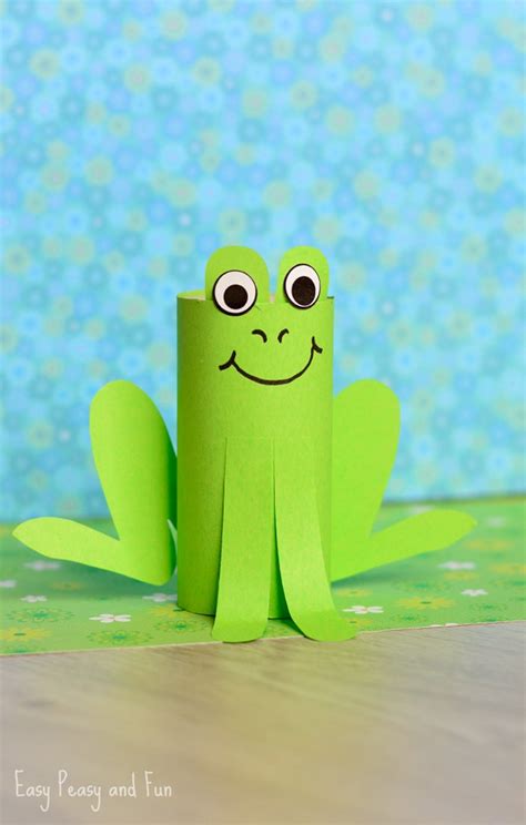 Paper Roll Frog Craft - Easy Peasy and Fun