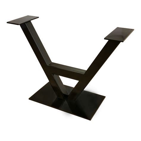 Carla V-Shaped Table Base | Metal Steel Tube Table Legs