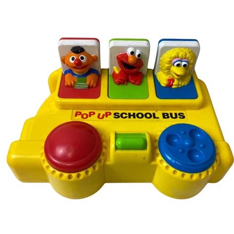 Tyco Sesame Street Pop Up School Bus