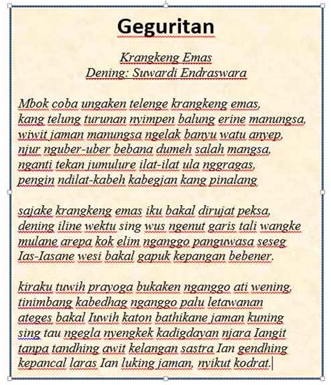 Majas Bahasa Jawa – Penggambar