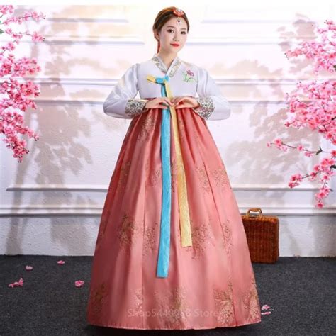 TRADITIONAL KOREAN CLOTHING Lady Court National Costume Hanbok Stage Dance Dress $54.15 - PicClick
