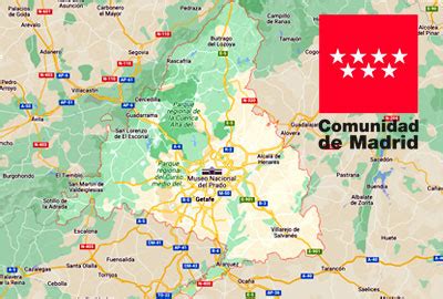 Mapa de los municipios de la Comunidad de Madrid - Planos de Madrid