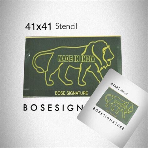 Metal Etching Stencils at Best Price in India