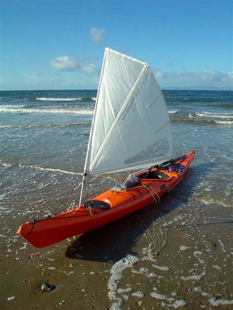 Sea kayaking with seakayakphoto.com: Kayak sailing round the Heads of Ayr.