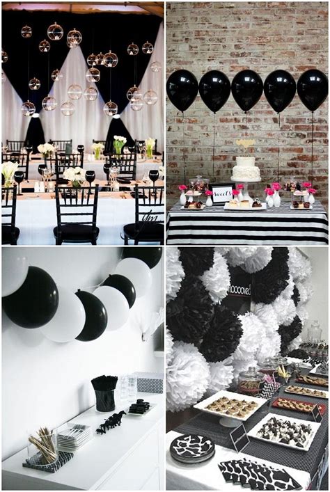 10 Ideal Black And White Birthday Party Ideas 2024