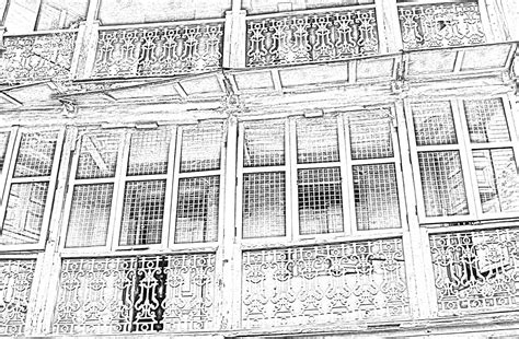 Stock Pictures: Sketches of balcony railing designs