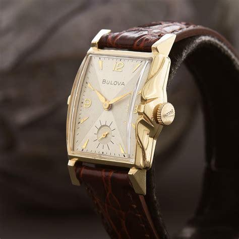 1951 BULOVA Swiss 14K Solid Gold Gents Vintage Watch – empressissi