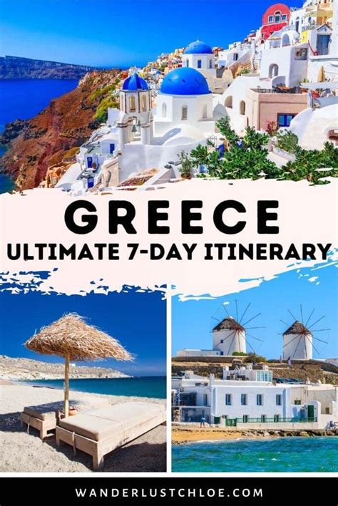 Ultimate 7-Day Greece Itinerary: Athens + Greek Island Hopping: 2024 Guide