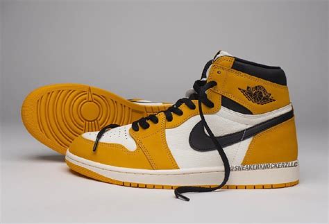 Nike Air Jordan 1 Retro High OG "Yellow Ochre" Release Date | SNKRDUNK Magazine