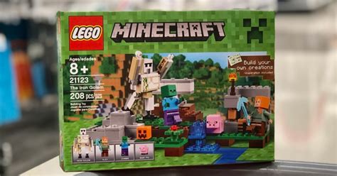 LEGO Minecraft The Iron Golem Set Only $9 Shipped (Regularly $20)