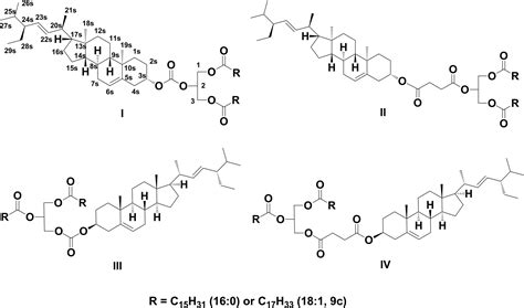 Conjugates of 1,3‐ and 1,2‐Acylglycerols with Stigmasterol: Synthesis, NMR Characterization, and ...