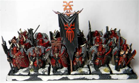 Chaos, Conversion, Khorne, Unit, Warhammer Fantasy, Warriors - Chaos warriors of Khorne ...