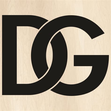 DG Dolce and Gabbana Black SVG, Download DG Brand Logo Vector File, D ...