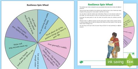 The Wheel of Resilience Activity (Teacher-Made)