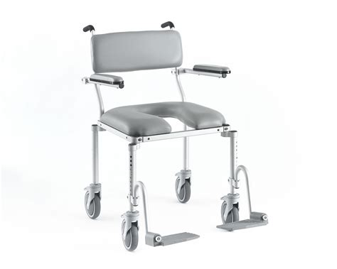 MC4200 - Wide Rolling Shower Chair with Additional Seating Space