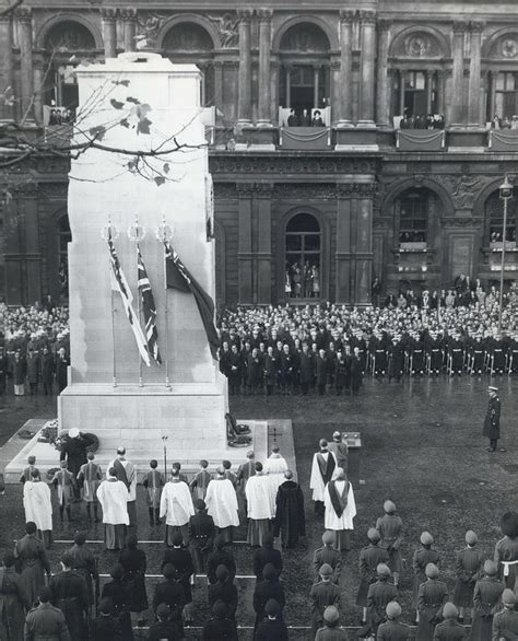 Armistice Day Ceremony At Cenotaph General View Photograph by Retro Images Archive - Fine Art ...