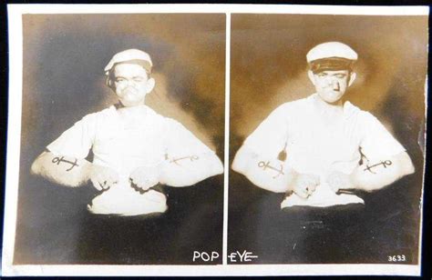 "POPEYE" RPPC - FRANK "ROCKY" FIEGEL