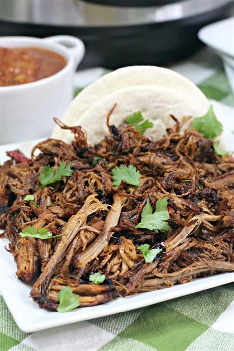 Instant Pot Barbacoa - Mama's On A Budget Tender and flavorful