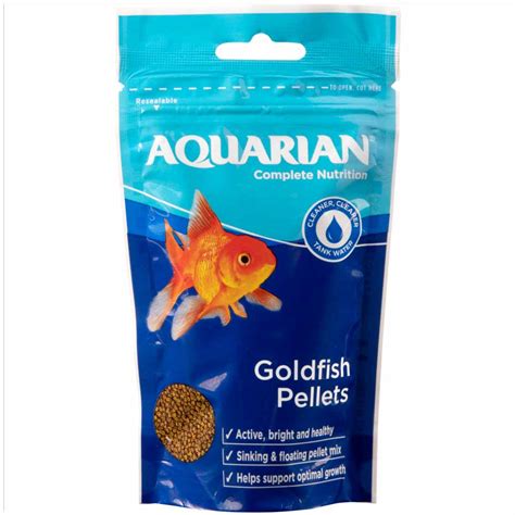 Aquarian Goldfish Food Pellets 100g | Wilko