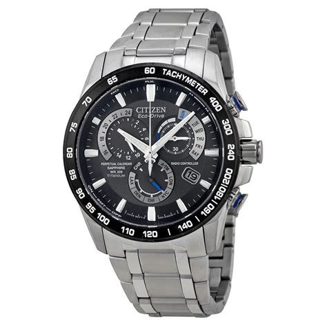 Citizen Eco-Drive Titanium Perpetual Calendar Alarm Chronograph - Heida Kristan