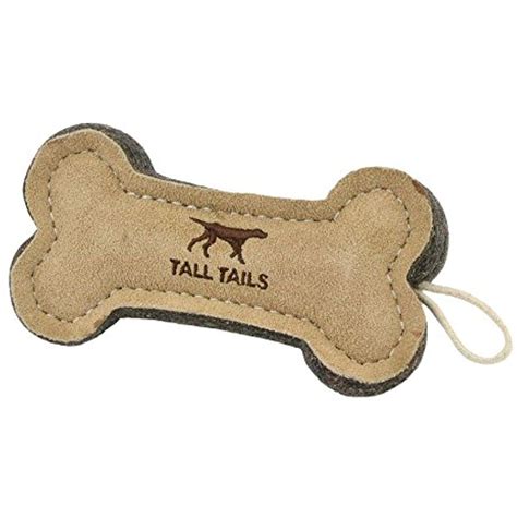 Tall Tails Bone Natural Leather 6in Dog Toy for Small Breeds | Dog toys ...