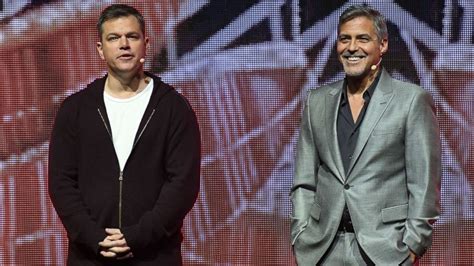 George Clooney talks twins, Matt Damon's 'dad bod' in new film - ABC News