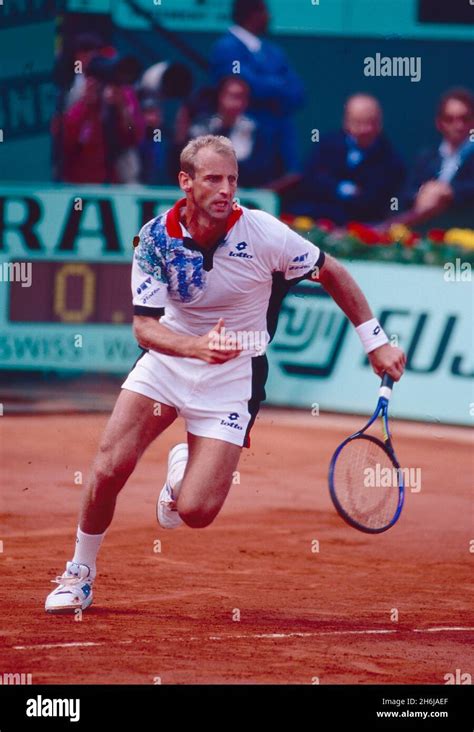 Austrian tennis player Thomas Muster, Roland Garros, France 1995 Stock ...