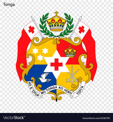 Emblem of tonga Royalty Free Vector Image - VectorStock