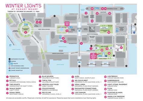 Canary Wharf Shopping Map - Terminal Map