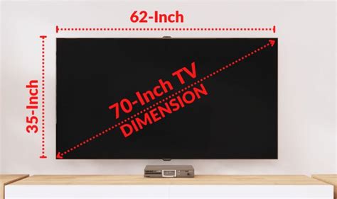 70-Inch TV Dimensions for All Brands [mm, cm, inches, & feet]