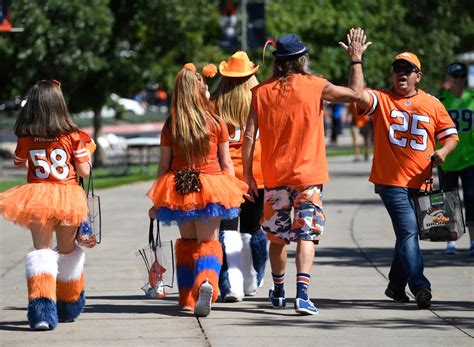 Denver Broncos fans return to Mile High Stadium for season opener