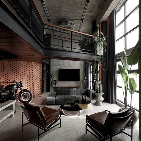 Inspired Industrial Interiors With Exposed Brick Walls