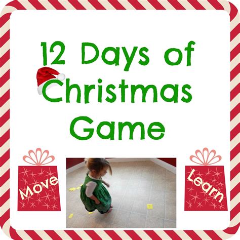 12 Days of Christmas Game - Kids Play Smarter | Days of christmas song, Christmas song games ...