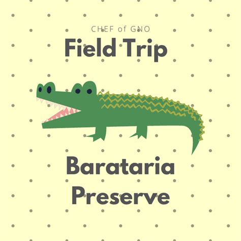 **POSTPONED **Field Trip: Barataria Preserve | CHEF of GNO