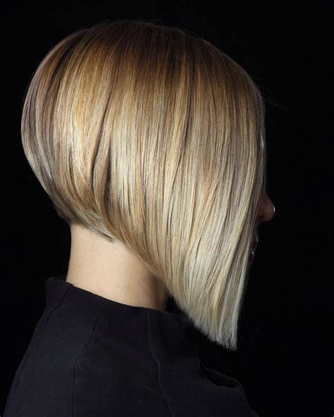 Angled Blond Bob | Hair styles, Short wedding hair, Short hair styles