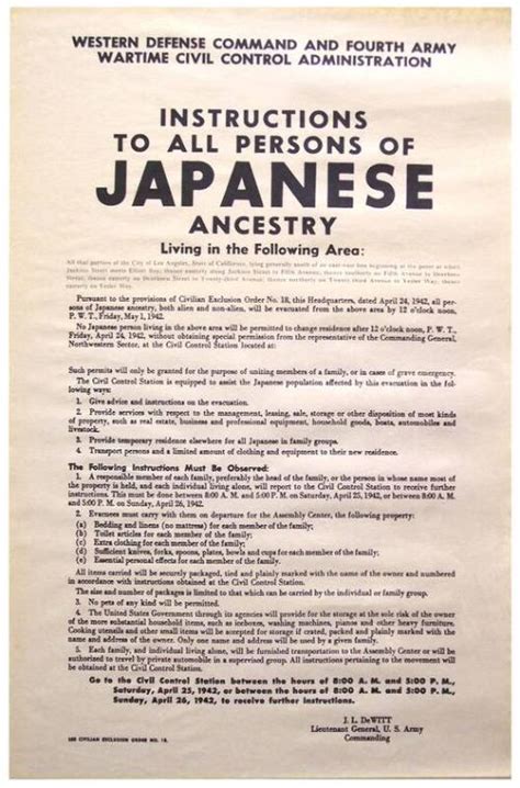 Japanese Internment Poster – All Artifacts – Franklin D. Roosevelt Presidential Library and Museum