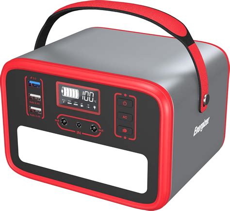 Energizer Portable Power Station PP160 110V/150W AC Output LiFePO4 Camping Generator Battery ...