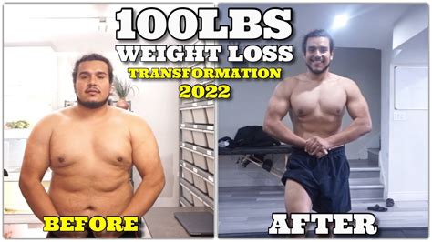 100 LBS Weight Loss Transformation! My 1 Year Fitness Journey! - YouTube