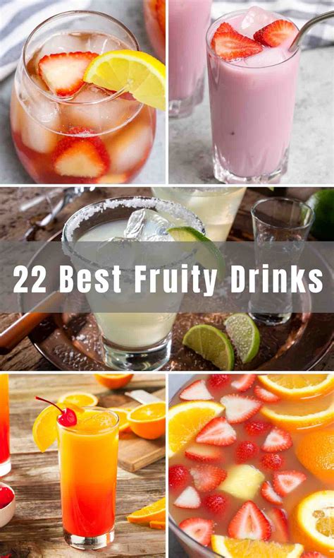 22 Best Fruity Drinks (Sweet Alcoholic Drinks & Non-Alcoholic Fruity Mixed Drinks) - IzzyCooking