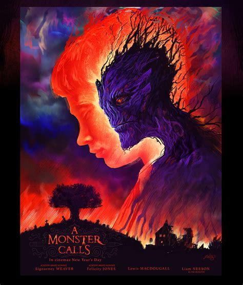 A Monster Calls Alternative Movie Poster illustration | Behance