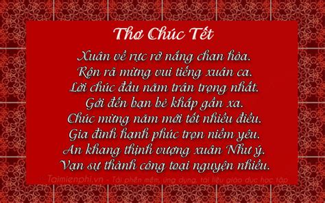 Thơ chúc Tết, thơ Tết hay, thơ chúc mừng năm mới 2022 hay, ý nghĩa ...