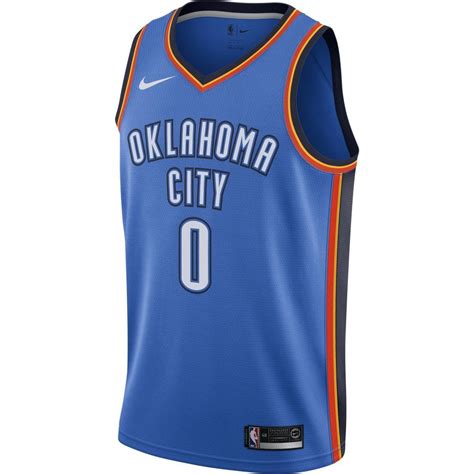 Nike Icon Swingman NBA Russell Westbrook Oklahoma City Thunder Jersey ...