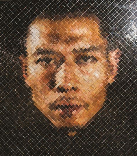 86thStreet: Chuck Close, Subway Portraits | Ceramic tile fab… | Flickr