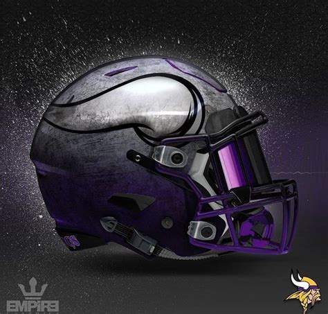 Minnesota Vikings Concept Design: A Modern Football Helmet with a Twist