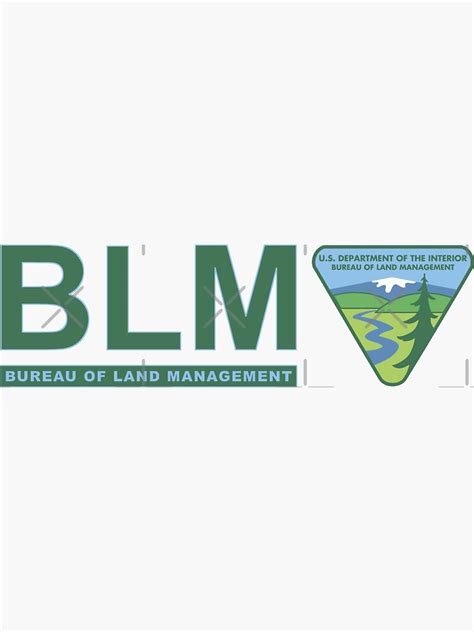 "The Original BLM -- Bureau of Land Management (Color)" Sticker by enigmaticone | Redbubble