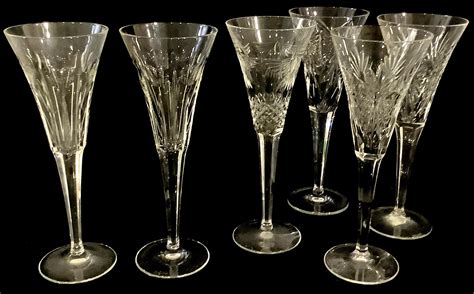 Lot - (6pc) Waterford Crystal Stemware